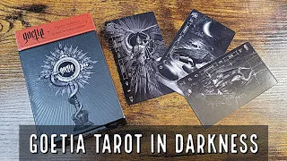 Goetia Tarot In Darkness | Flip Through and Review