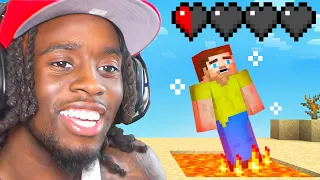 Kai Cenat Plays Minecraft w/ YourRAGE, BruceDropEmOff & AMP! [PART 1]