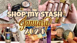 SHOP MY JANUARY MAKEUP BIN |  SHOP MY MAKEUP STASH 2024