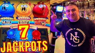 I Won 7 HANDPAY JACKPOTS Then Here's What Happened !