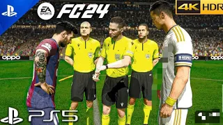 (PS5) EA FC 24 is SOO COOL on PS5 lULTRA Realistic Graphics Gameplay |4K60FPS HDR] FIFA 24