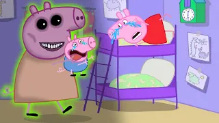 Zombie Apocalypse, Alien Zombies Appear in Peppa Pig's bedroom | Peppa Pig Funny Animation