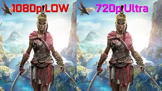 1080p Low VS 720p Ultra - Graphics Comparison