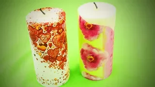 DIY Tutorial 🤔DIY Paper Napkin Candle [Life Hacks]