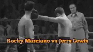 Rocky Marciano vs Jerry Lewis - 1954 #new #news #fyp #fun #boxing