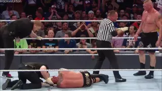 Brock Lesnar VS Randy  Orton Full Summerslam (2016) Match Results