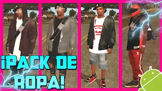 ¡¡PACK DE ROPA para GTA SAN ANDREAS ANDROID!! *facil y rapido* | xFresh Official