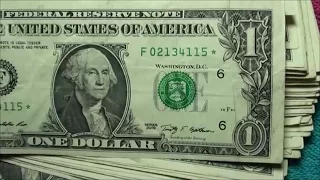 One Dollar Bill with GREEN STAR in serial number