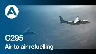 Airbus C295 successfully performs wet contacts as a tanker