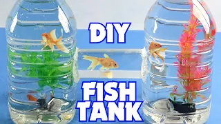 How To Make a Plastic Bottle Fish Tank DIY Aquarium