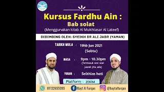 Kursus Asas Fardhu Ain Bab Solat 1