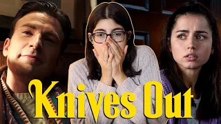 *KNIVES OUT* is NOT what i expected... (FIRST TIME WATCHING)