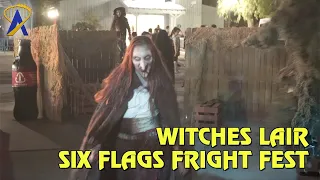 Witches Lair scare zone at Six Flags Magic Mountain’s Fright Fest