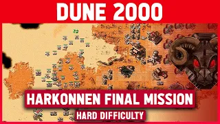 Dune 2000 - Harkonnen Final Mission (Top Map) - Hard Difficulty - 1080p