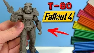 MAKING POWER ARMOR T60 from game FALLOUT 4 | Modelling Clay Tutorial