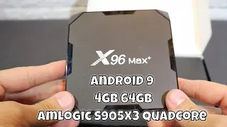 X96 MAX Plus Smart TV BOX 8K Android 9 0 Amlogic S905X3 Quad Core 4GB 64GB