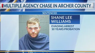 Man gets suspended sentence for charges in multi-agency chase