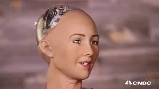 Hot Robot At SXSW Says She Wants To Destroy Humans   The Pulse   CNBC