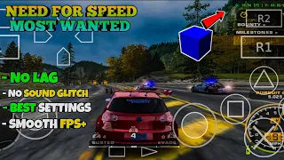 Best Settings For Need For Speed Most Wanted AETHER SX2 | High Graphics & Smooth Gameplay Fixed |