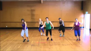 'Ice Ice baby' Vanilla Ice Z Remix. Core and squat dance fitness routine