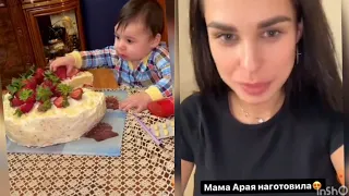 Ирина Пинчук приехала к маме Арая