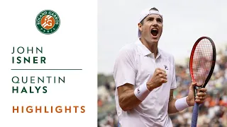 John Isner vs Quentin Halys - Round 1 Highlights I Roland-Garros 2022