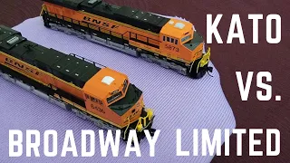 N Scale Kato VS. Broadway Limited
