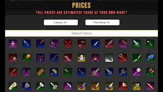 The FIRST EVER Graal PRICE WEBSITE | Prices, Giveaways, and MORE!