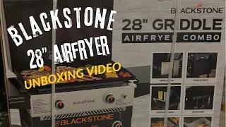 Blackstone 28” Griddle Airfryer Combo Unboxing #BlackstoneProducts #BlackstoneGriddle #Blackstone