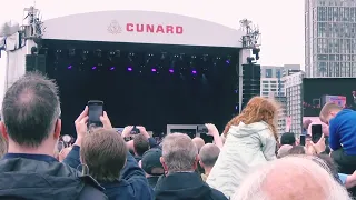 Andrea Bocelli Time To Say Goodbye Live at The Cunard Queen Anne Naming Ceremony 03/06/24