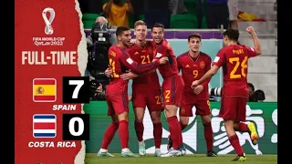 Spain vs Costa Rica 7 0 − All Gоals & Extеndеd Hіghlіghts   FiFa World Cup Qatar 2022