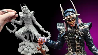 Sculpting The Batman who Laughs | Comic Version | Batman vs Joker  Timelapse | Polymer Clay Tutorial