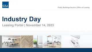 Leasing Portal Industry Day November 2023