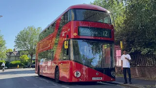 FRV. Go Ahead London Route 12. Oxford Circus - Dulwich Library. New Routemaster LT438 (LTZ 1438)