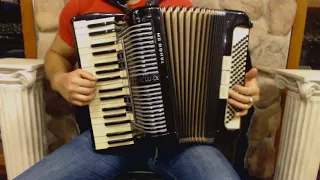 4678 - Black Hohner Tango IIM Piano Accordion LMM 34 96 $999