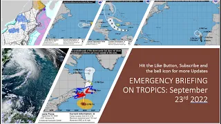 Emergency BRIEFING FOR TROPIC'S: Fiona, Gaston and TD 9 threaten land, Hermine in Eastern Atlantic!!