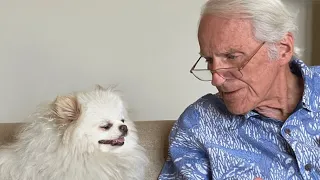 86-year-old man and his dog are soulmates