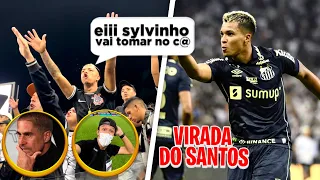 SANTOS VENCE DE VIRADA E A TORCIDA DO CORINTHIANS FICOU REVOLTADA!! ( Corinthians 1 x 2 Santos )!!