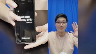 ASMR My Samsung Galaxy Z Flip Unboxing (No Talking)