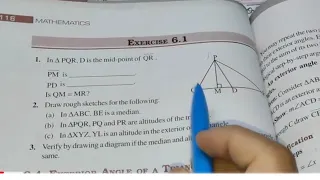 Traingle and it's Property Ex 6.1 Chapter- 6 || Class 7th Maths