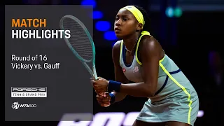 Porsche Tennis Grand Prix | 04/17/2024 | Match Highlights | Vickery vs. Gauff