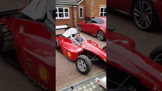 First Drive In My Homemade Ferrari F1