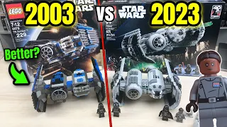 2023 LEGO Star Wars 75347 TIE BOMBER Comparison! (2003 vs 2023)