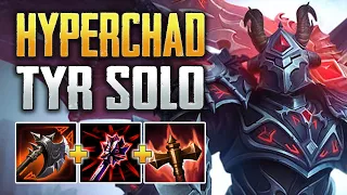 WHO NEEDS DEFENSE? Tyr Solo Gameplay (SMITE Conquest)