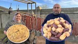 Cooking Two Different Dishes With Sausage Recipe for Meeting Guests!