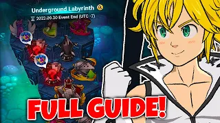 HOW TO BEAT LABYRINTH! FULL GUIDE TIPS & STRATEGIES | Seven Deadly Sins: Grand Cross