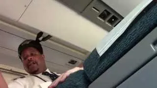 Angry Woman Removes Old Man from Train Seat