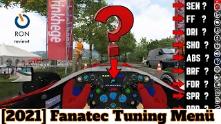 [Update] Fanatec Tuning Menü: Alle Parameter und Funktionen genauestens erklärt (Stand 05-2021)