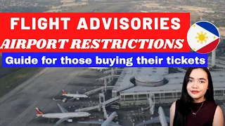 PHILIPPINE FLIGHT & AIRPORT ADVISORIES FOR ALL TRAVELLERS | INTERNATIONAL FLIGHTS | COMMUNITY RULES