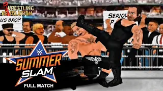 FULL MATCH - The Undertaker vs. Brock Lesnar: WWE SummerSlam 2015 | Wrestling Revolution